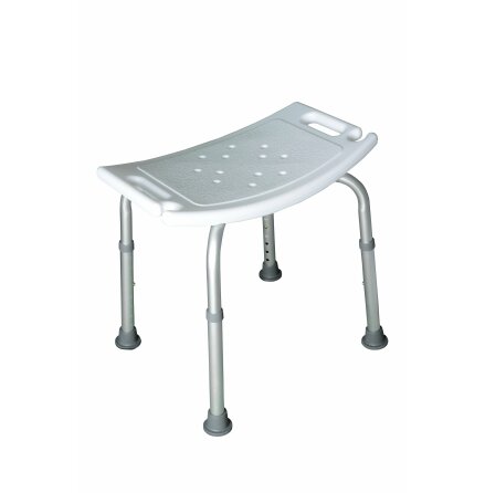 Duschstol med sidohandtag rektangul�r