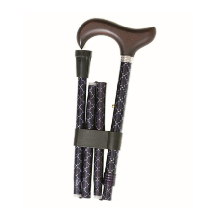 Hopf�llbar k�pp, svart med silvriga sm� stj�rnor i m�nster